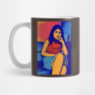 real queen sittings back Mug